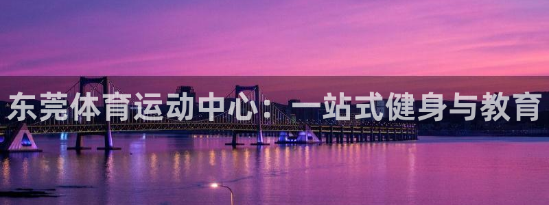 尊龙官方正版app娱乐:东莞体育运动中心:一站式健身与教育